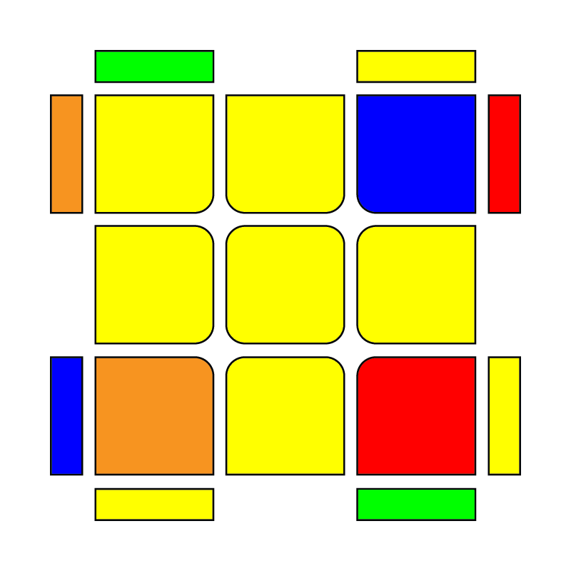 COLL 10 COLL Alg for 3x3