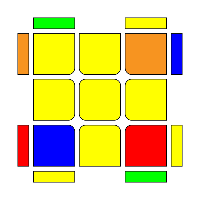 COLL 12 COLL Alg for 3x3