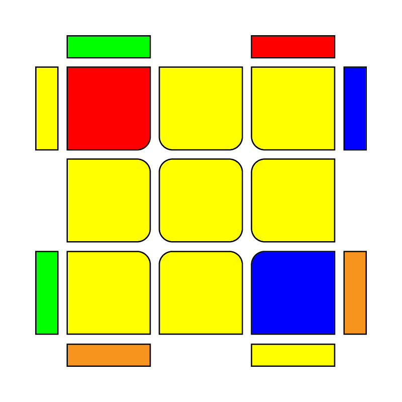 COLL 13 COLL Alg for 3x3