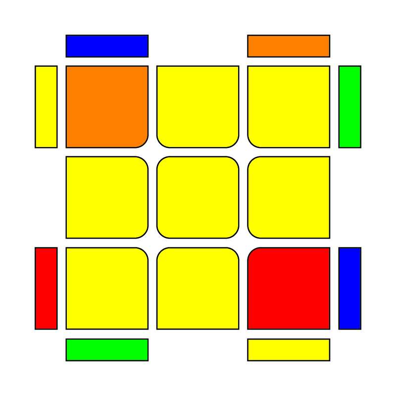 COLL 17 COLL Alg for 3x3